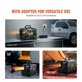 8KW Diesel Heater, 12V/24V All in One Diesel Air Heater, Bluetooth APP Control, Remote Control and Display Screen, CO Alarm