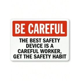CIFbuy Enhanced Safety Warning Sign Weatherproof Metal For Outdoor And Indoor Use (TikTok, Temu Pick-up Service) (Option: defaulttitle)