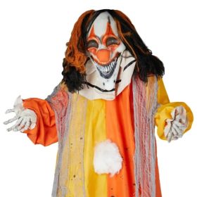 8.2ft Red Eyed Clown Outdoor Halloween Decorations (Option: aspicture)